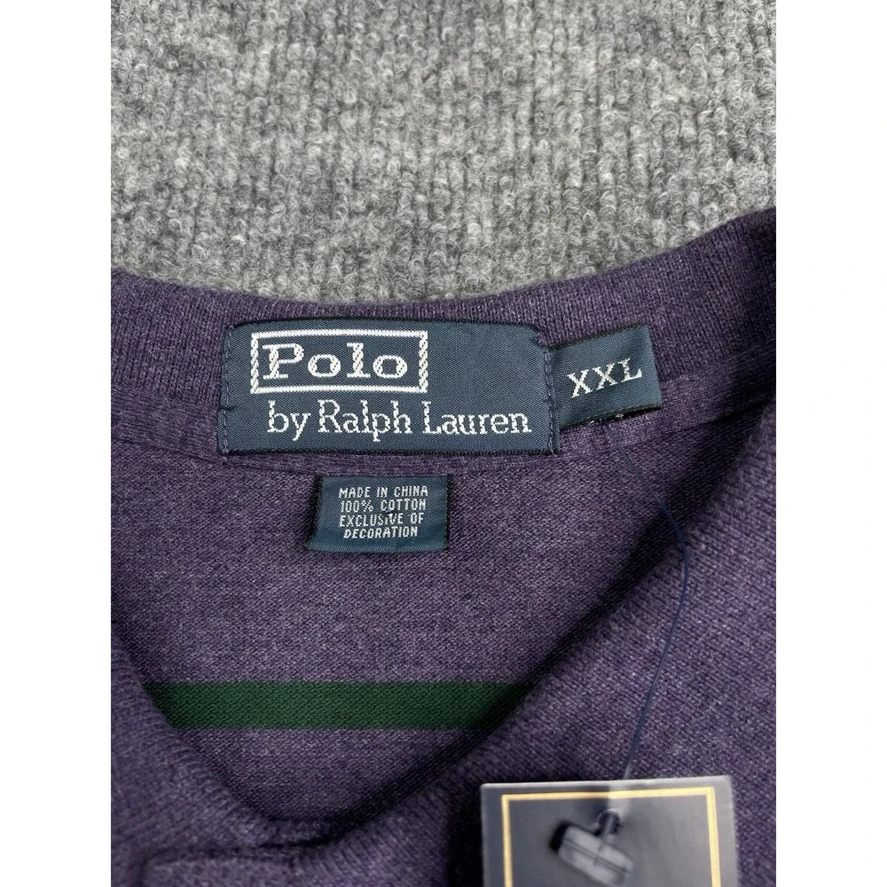 Vintage Polo Ralph Lauren Bundles Shirt Men's XXL Striped Short Sleeve NWT